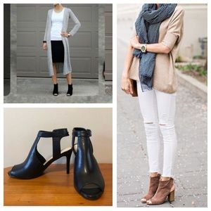 👻NWOB Nine West Peep Toe Booties👻